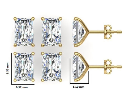 Classic Blissful Solitaire Lab Diamond Martini Studs Earrings