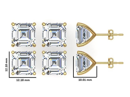 Classic Blissful Solitaire Lab Diamond Martini Studs Earrings