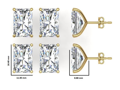 Classic Blissful Solitaire Lab Diamond Martini Studs Earrings