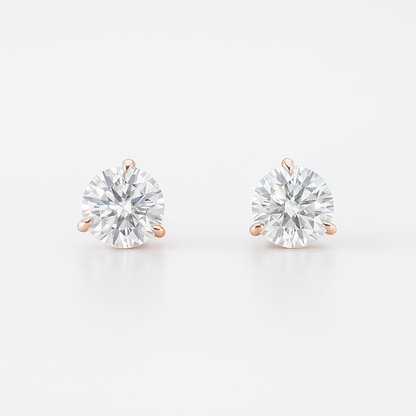 Solitaire Stud 60 Pointer Lab Diamond Earrings