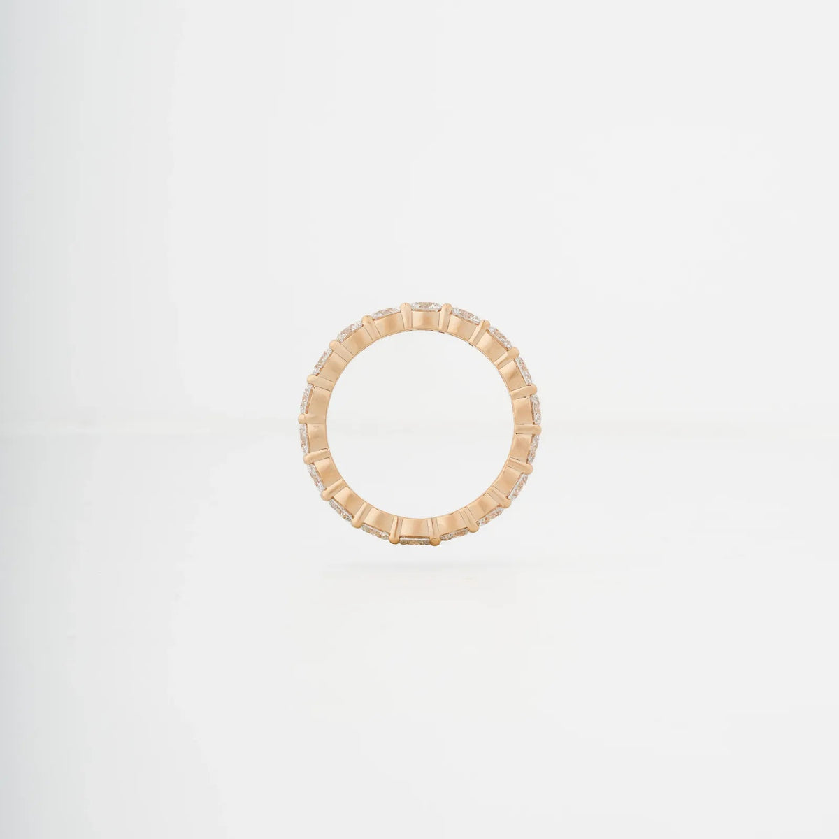 Celeste Oval Lab-Grown Diamond Band Ring - view 2