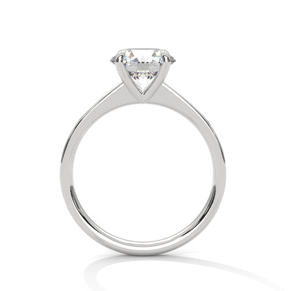 Luster 2 Carat Round Solitaire Lab Diamond Wedding Ring