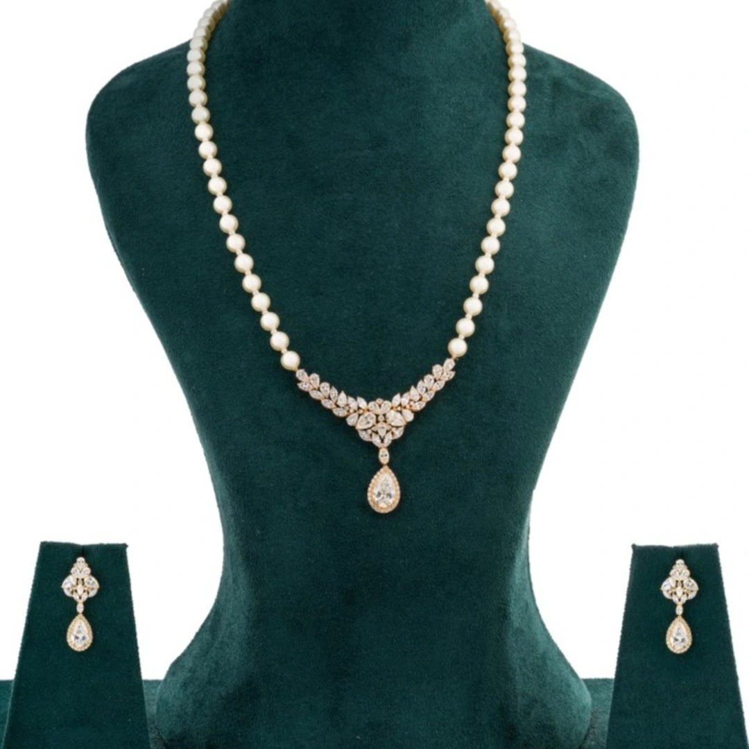 8.07 Ct Mixed-Cut Lab-Grown Diamond with 66.42 Ct Lab-Grown Colourstone Necklace — view 2