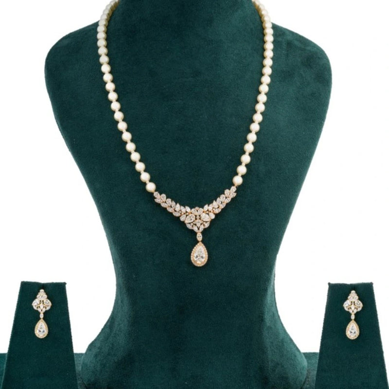 8.07 Ct Mixed-Cut Lab-Grown Diamond with 66.42 Ct Lab-Grown Colourstone Necklace — view 2
