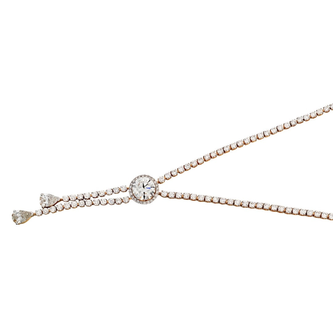 8.47 Ct Mixed-Cut Lab-Grown Diamond Necklace — view 2