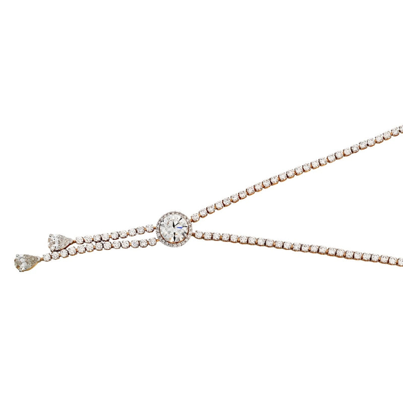 8.47 Ct Mixed-Cut Lab-Grown Diamond Necklace — view 2