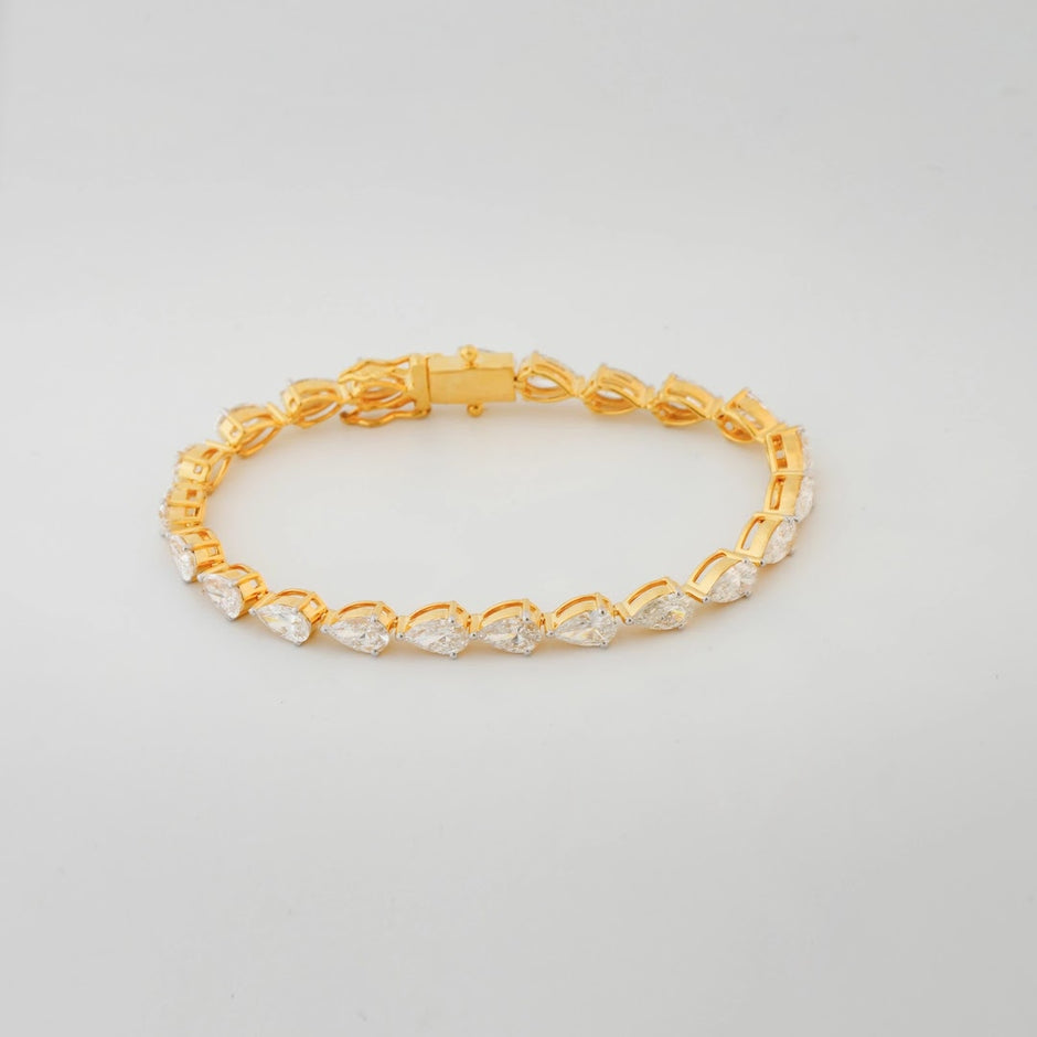 7.28 Carat Lab-Grown Diamond Bracelet for Women - view 1