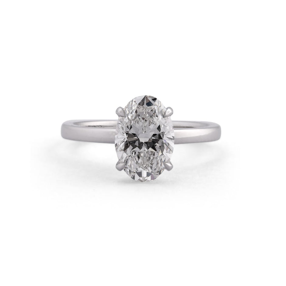 Lumière Twin-Pear Open Pavé Ring — view 2