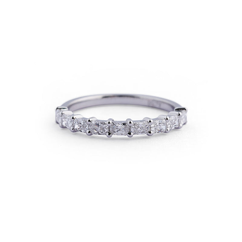 Classic Radiant Lab-Grown Diamond Band - front view
