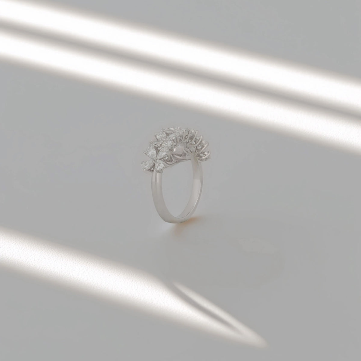 Thalia Marquise Petal Crown Band — editorial view