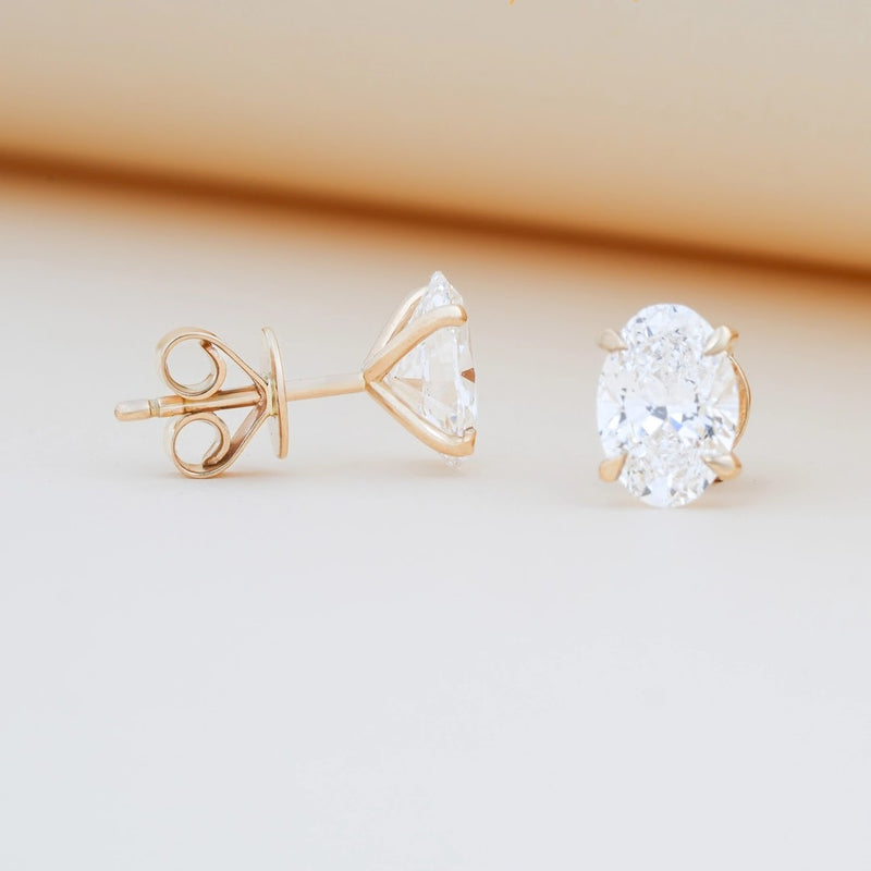 2.10 Ct Fancy-Cut Lab-Grown Diamond Earrings — view 2