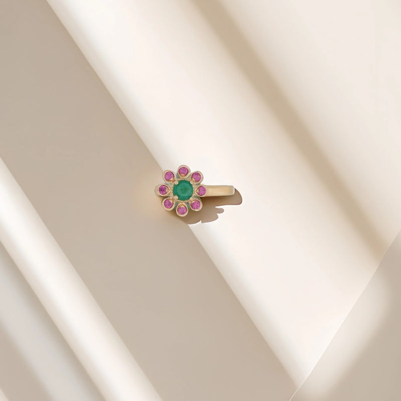 0.19 Ct Lab-Grown Colourstone Nose Pin — view 1