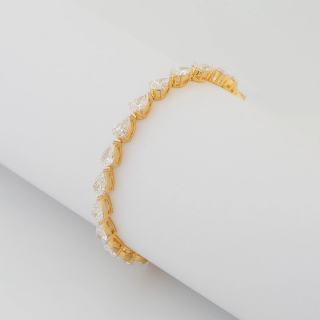 7.28 Carat Lab-Grown Diamond Bracelet for Women - view 2