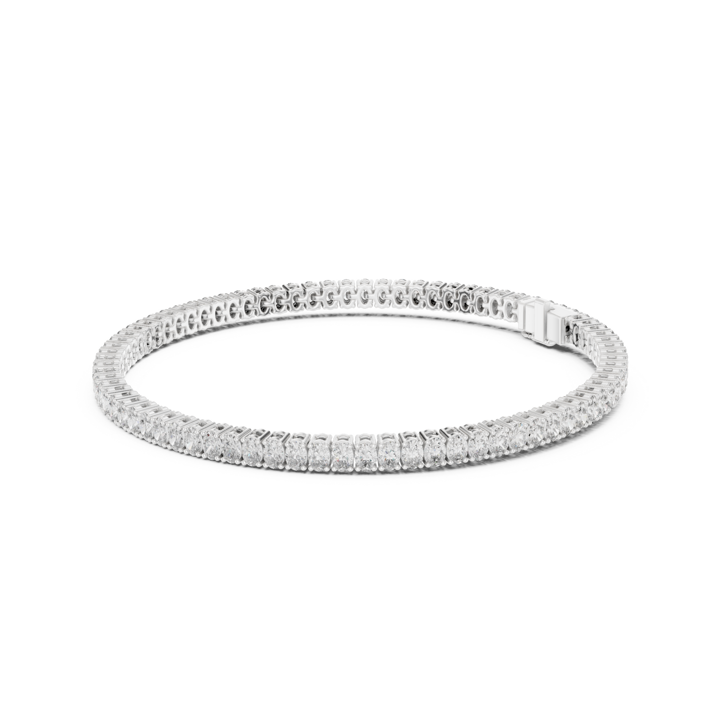 Shimmering Oval Grace Lab Diamond Bracelet for Stylish Women & Teens