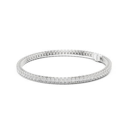 Shimmering Oval Grace Lab Diamond Bracelet for Stylish Women & Teens