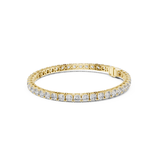Womens Tennis Bracelet With Classic Fancy Cut Lab Diamond