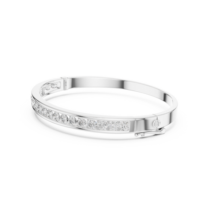 The Pretty Glowing Lab Diamond Bangle for Fashionable Women & Gifting