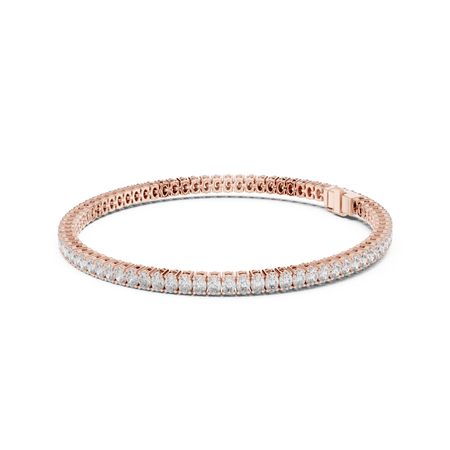 Shimmering Oval Grace Lab Diamond Bracelet for Stylish Women & Teens