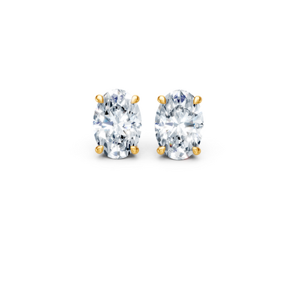 Classic Blissful Solitaire Lab Diamond Martini Studs Earrings