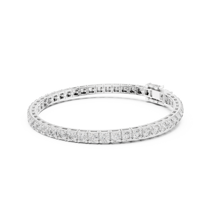 Eternal Brilliance Lab Diamond Tennis Bracelet – Round Cut Elegance For Working Professionals