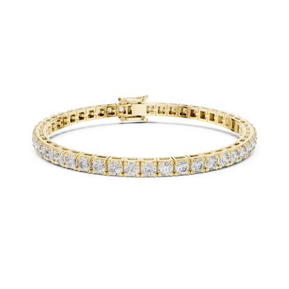 Majestic Spark Round Lab Diamond Tennis Bracelet – Precious Gift for Her