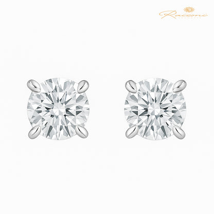 50 Pointer Lab Diamond Studs in 14Kt Yellow Gold