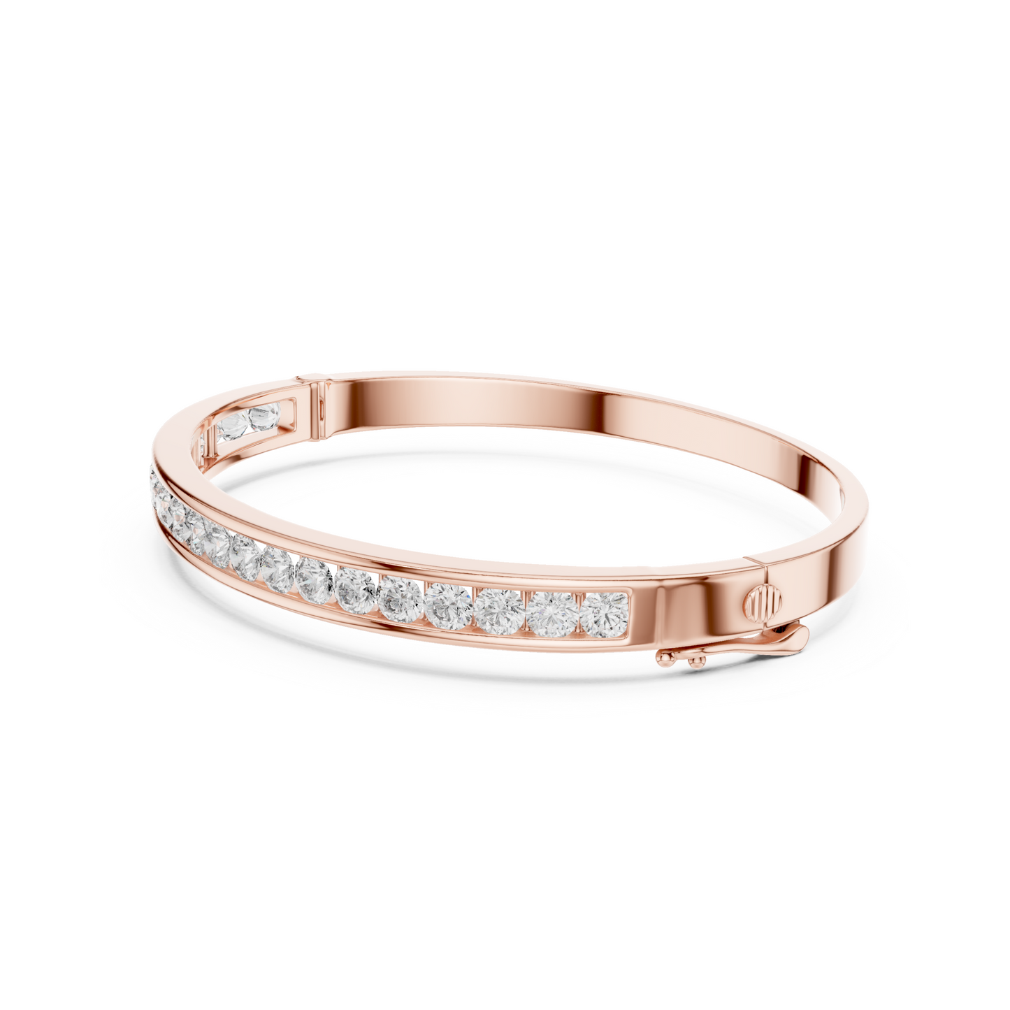 The Pretty Glowing Lab Diamond Bangle for Fashionable Women & Gifting