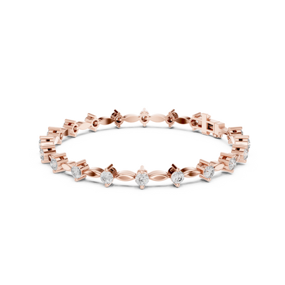 Aurora Grace Lab Diamond Tennis Bracelet For Women