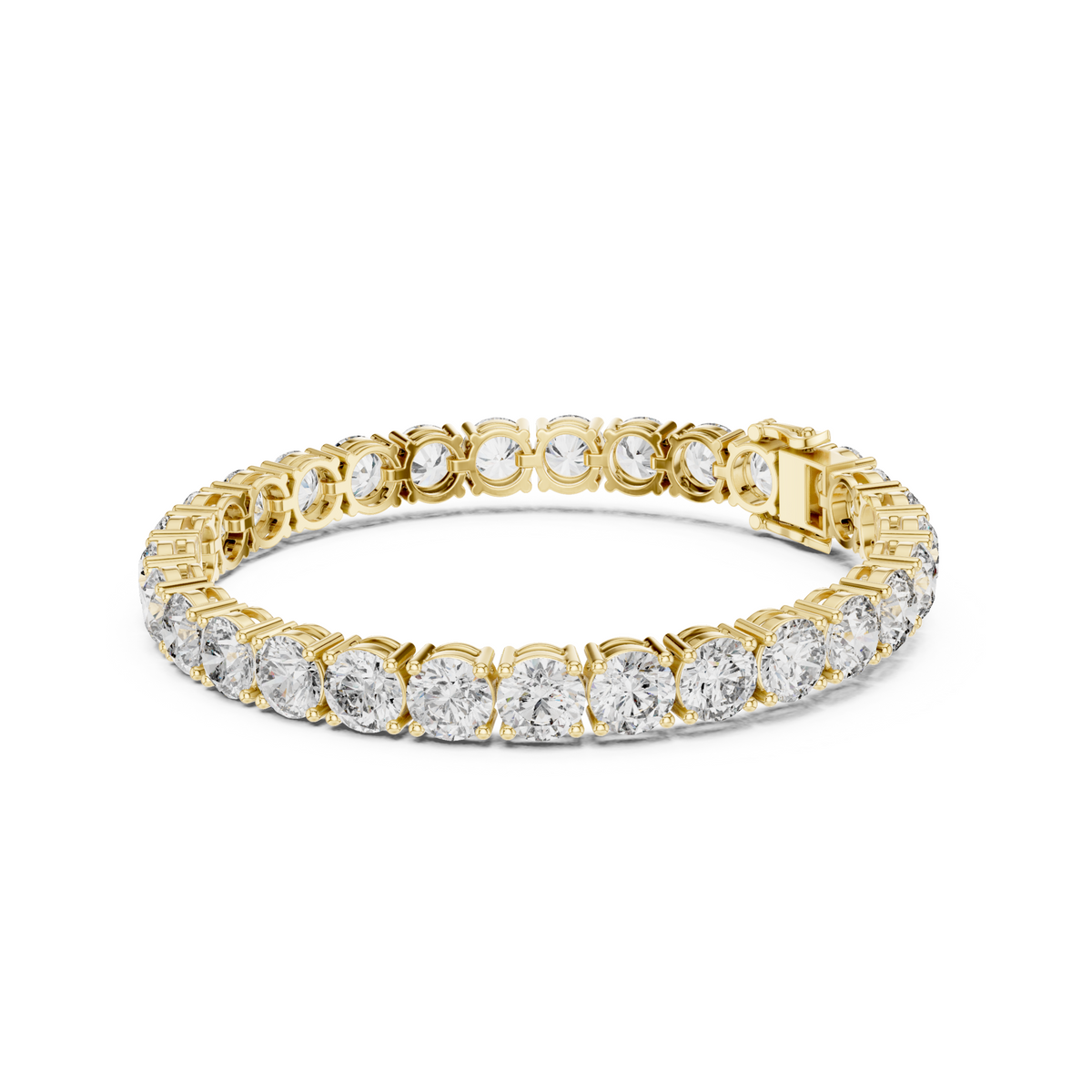 Queenly Crafted Lab Diamond Tennis Bracelet