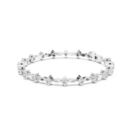 Aurora Grace Lab Diamond Tennis Bracelet For Women