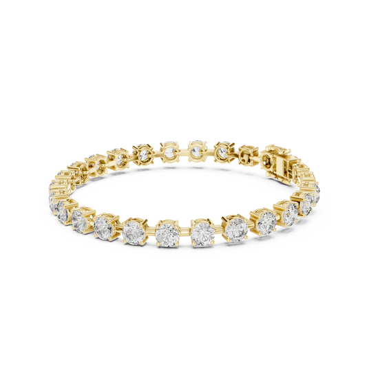 TechChic Lab Diamond Tennis Bracelet for Modern Women & Working Teens