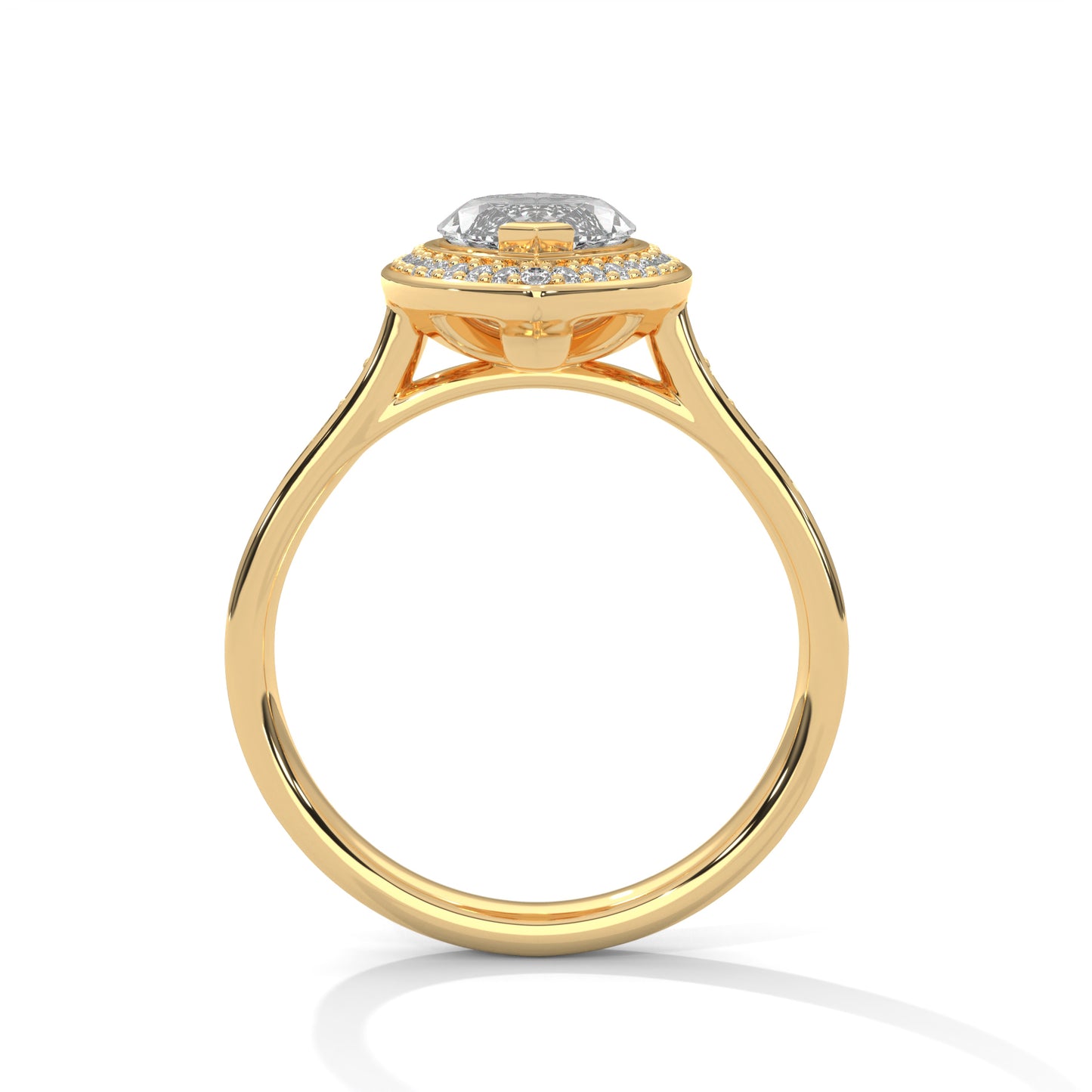 2 Carat Marquise Cut Lab Grown Diamond Sleek Ring Gifts For Special Women