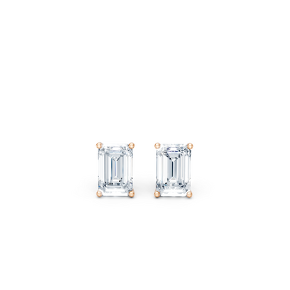 Classic Blissful Solitaire Lab Diamond Martini Studs Earrings