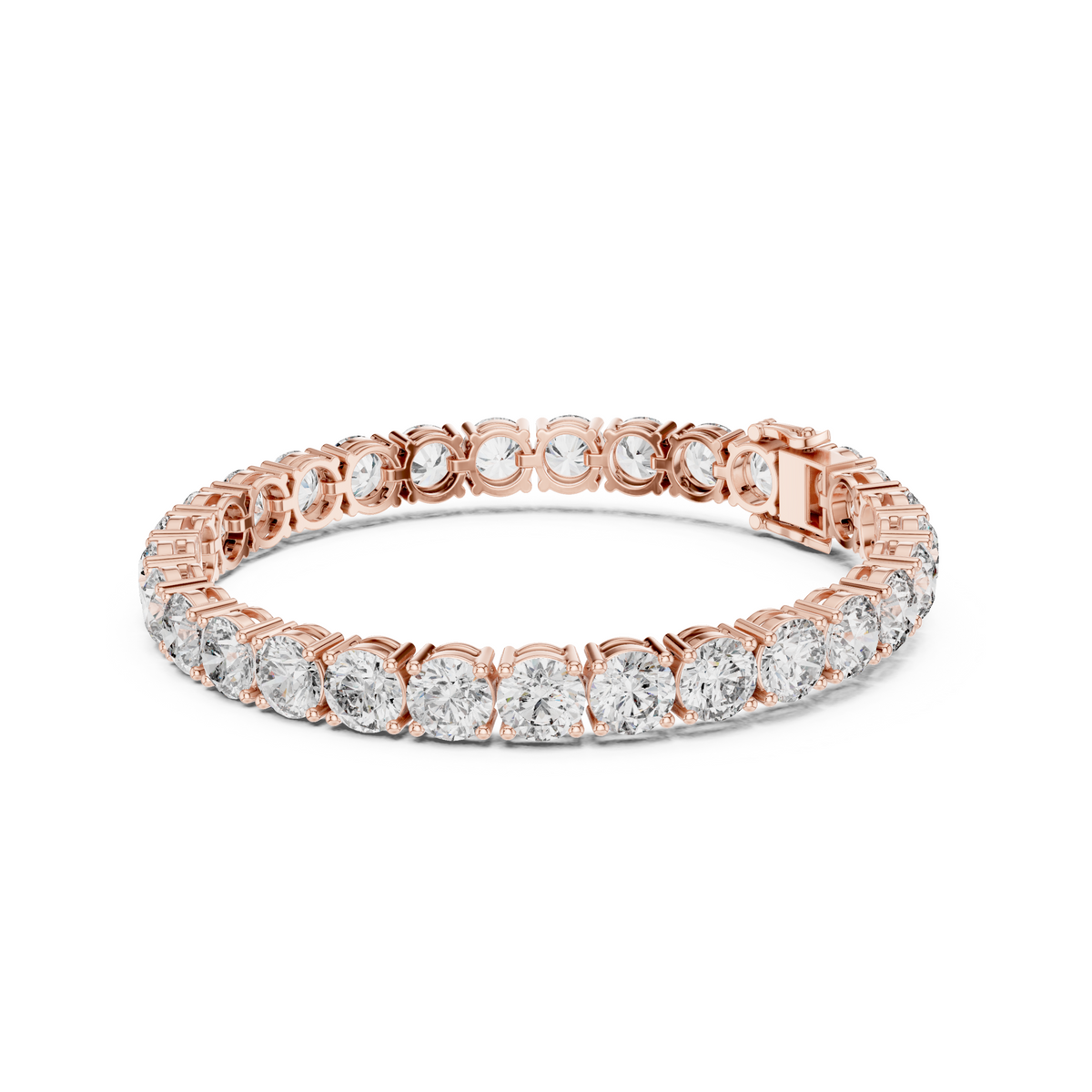 Queenly Crafted Lab Diamond Tennis Bracelet