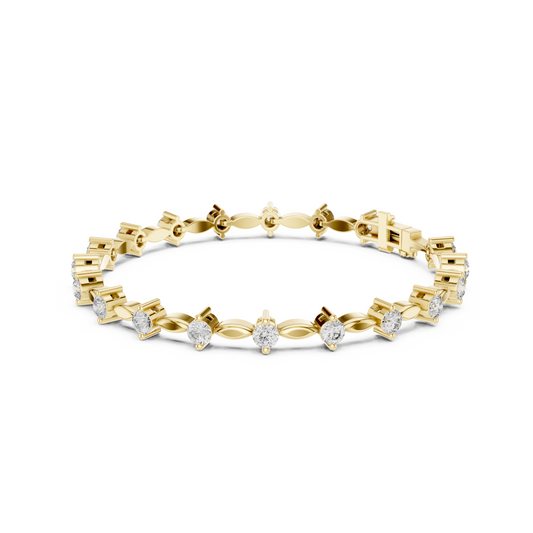Aurora Grace Lab Diamond Tennis Bracelet For Women