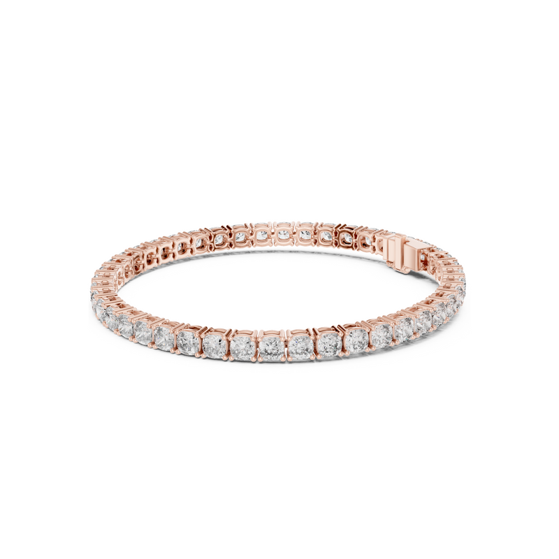 Womens Tennis Bracelet With Classic Fancy Cut Lab Diamond