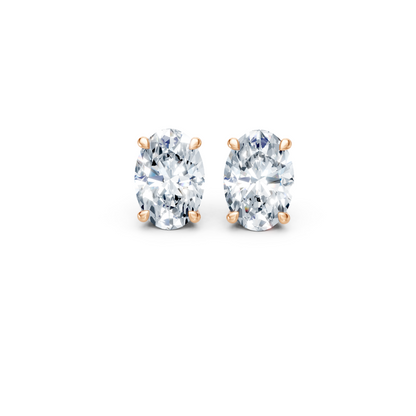 Classic Blissful Solitaire Lab Diamond Martini Studs Earrings