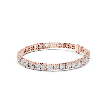 SparkleCharm Lab Diamond Tennis Bracelet for Girls