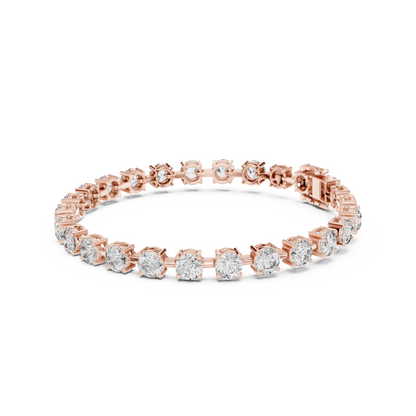 TechChic Lab Diamond Tennis Bracelet for Modern Women & Working Teens