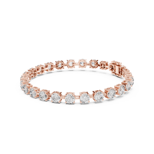 TechChic Lab Diamond Tennis Bracelet for Modern Women & Working Teens