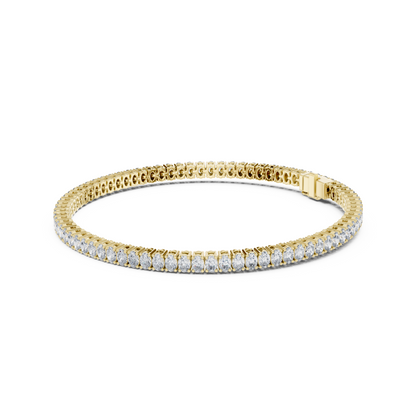 Shimmering Oval Grace Lab Diamond Bracelet for Stylish Women & Teens