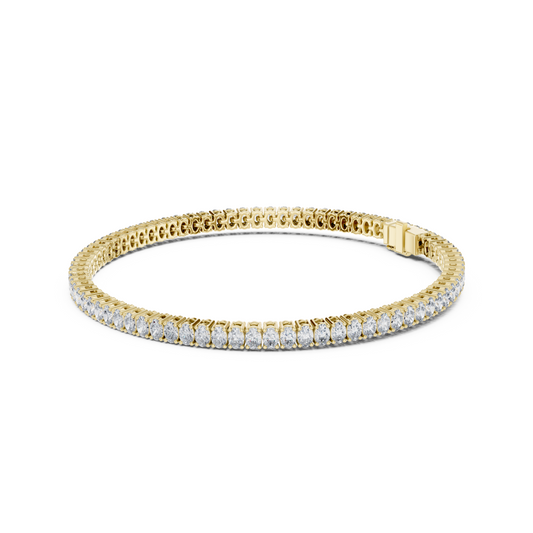 Shimmering Oval Grace Lab Diamond Bracelet for Stylish Women & Teens