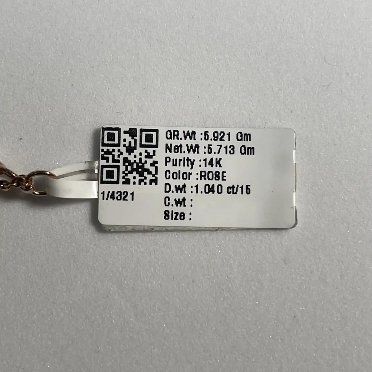 4321 Pendant Set