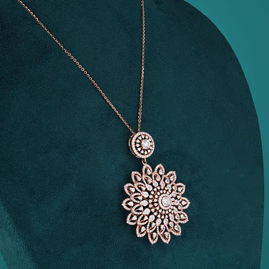 6.64 Ct Mixed-Cut Lab-Grown Diamond Pendant — view 2