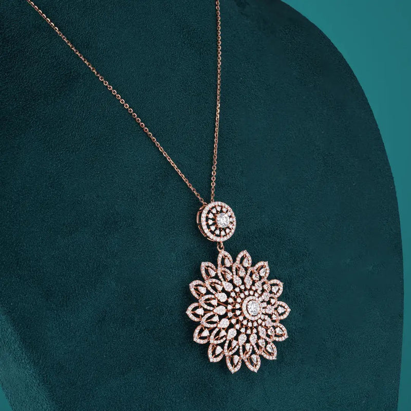 6.64 Ct Mixed-Cut Lab-Grown Diamond Pendant — view 2