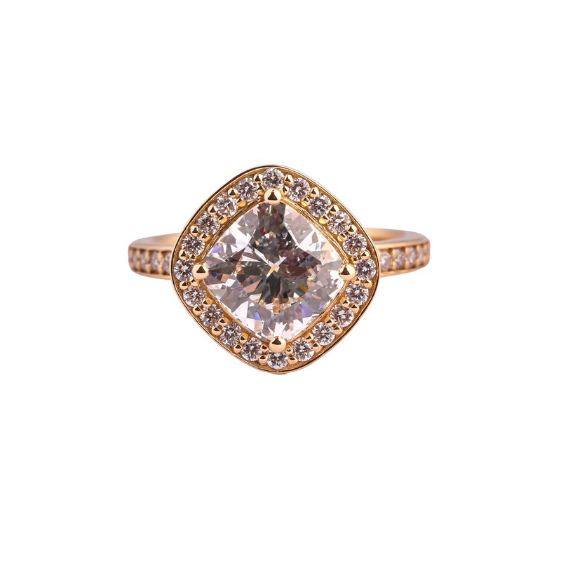 Twin Dew Pear Open Bypass Ring — view 2