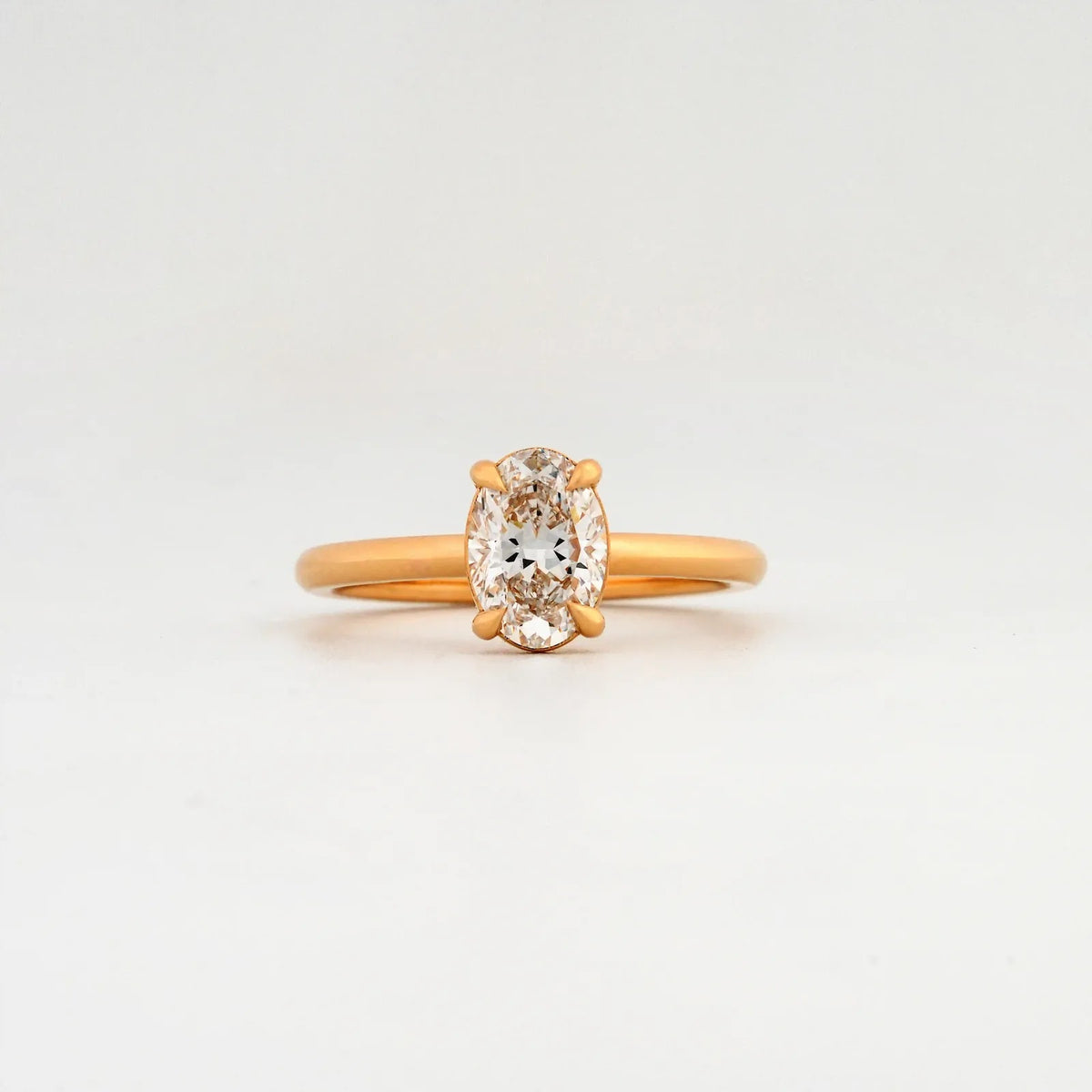 Elara Round Lab-Grown Diamond Band Ring - view 1
