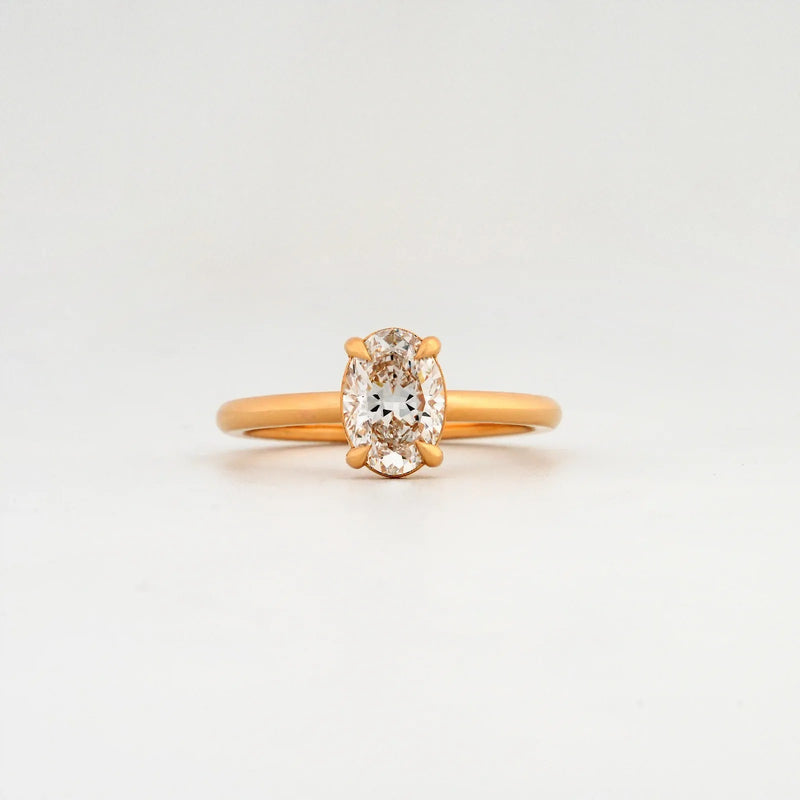 Elara Round Lab-Grown Diamond Band Ring - view 1