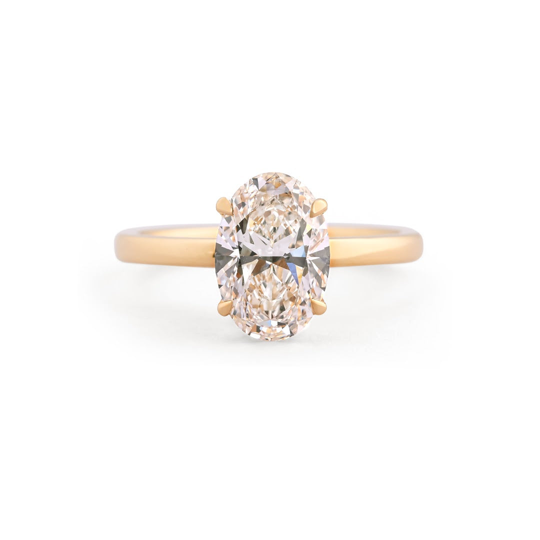 Twin Bloom Pear Open Ring — view 3