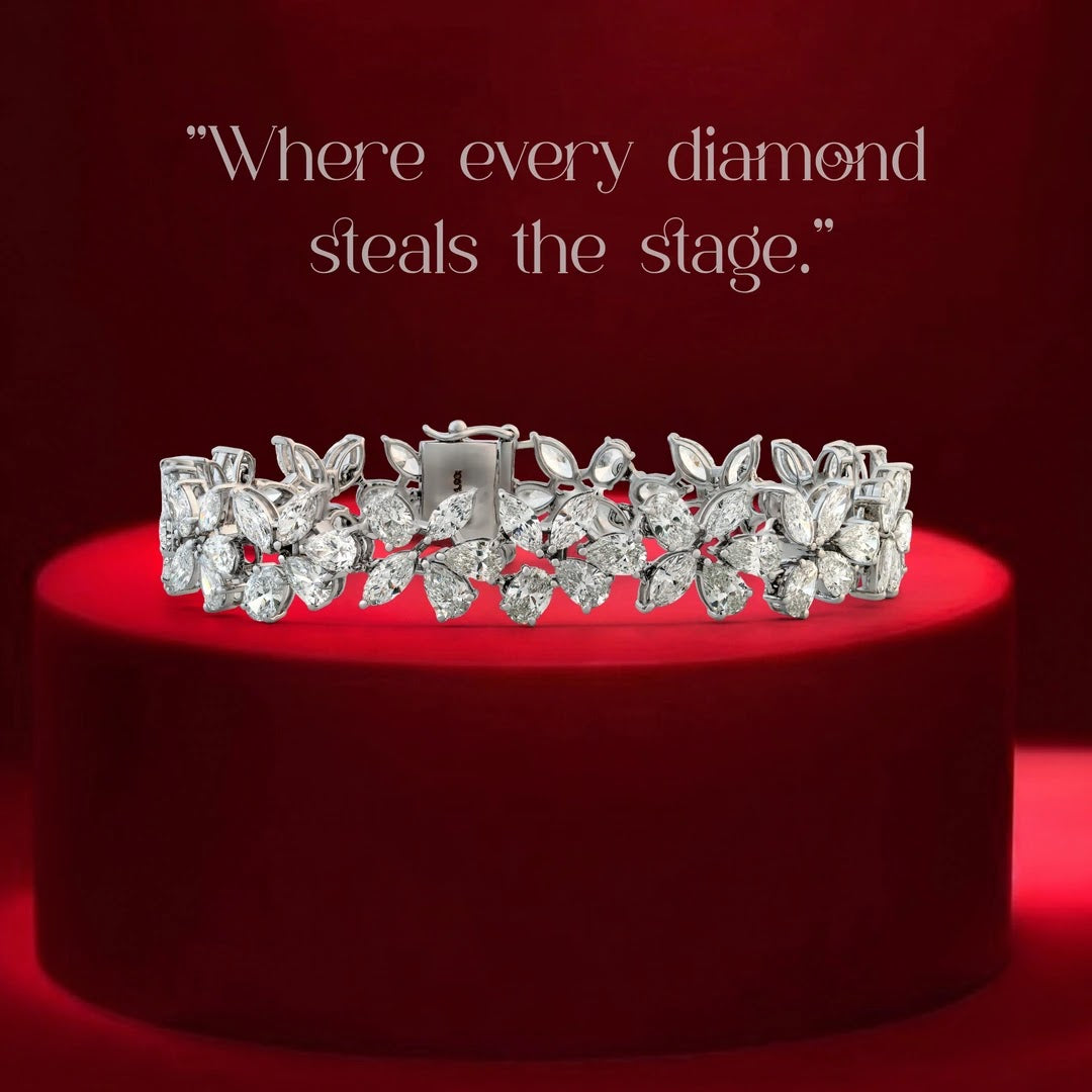 13.96 Carat Lab-Grown Diamond Bracelet for Women - view 2